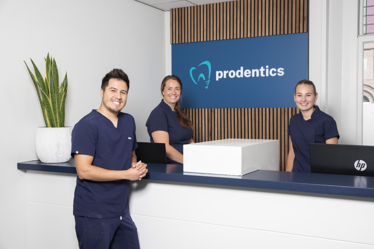 Prodentics front office en teamleden